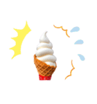 冷んやりスイーツ あいさつ／リアクション（個別スタンプ：12）