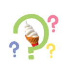 冷んやりスイーツ あいさつ／リアクション（個別スタンプ：21）