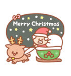 クリスマス♡カップルくまさん 彼氏＆旦那へ（個別スタンプ：33）