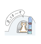 スノボねこ（個別スタンプ：22）