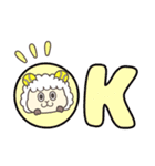 【毎日使える♪】テニスひつじのむうぽらむ（個別スタンプ：12）