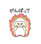 【毎日使える♪】テニスひつじのむうぽらむ（個別スタンプ：15）