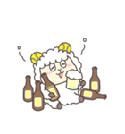【毎日使える♪】テニスひつじのむうぽらむ（個別スタンプ：37）