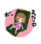 大人女子。ピノコの冬の過ごし方☆（個別スタンプ：13）
