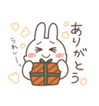 白うさぎたちの冬（個別スタンプ：12）