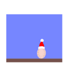 バード，Mochi，クリスマスの誕生日（個別スタンプ：5）