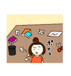 転校生のまぁこチャン（個別スタンプ：10）