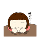 転校生のまぁこチャン（個別スタンプ：17）