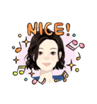 笑顔でスタンプ❣️（個別スタンプ：4）