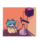 ねこかわスタンプ 2（個別スタンプ：6）
