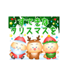 冬の年末BOBAうさぎメッセージ  日本語（個別スタンプ：3）