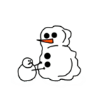 ひげ雪だるま☆年末年始は忙しい②（個別スタンプ：25）