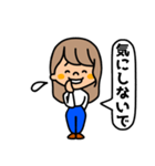 繊細女子（個別スタンプ：7）