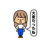 繊細女子（個別スタンプ：15）