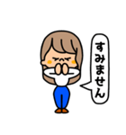 繊細女子（個別スタンプ：30）