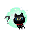 黒猫子猫ちゃんのほっこりな日々(改)（個別スタンプ：5）