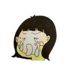 おんなのこ(黄)（個別スタンプ：13）
