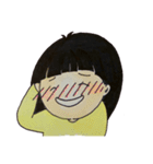 おんなのこ(黄)（個別スタンプ：20）