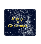 【背景が動く】キラキラのクリスマス＆新年（個別スタンプ：2）
