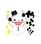 雪だるまくん達の日常（個別スタンプ：37）