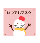 OK 雪だるま（個別スタンプ：9）