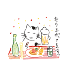 新しい生活様式で暮らす猫（個別スタンプ：34）