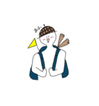 もち子ともち男（個別スタンプ：3）