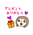 Cute女子の毎年使える年末年始スタンプ（個別スタンプ：5）