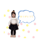 Girls stickers/姉妹スタンプ（個別スタンプ：8）