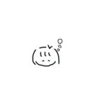 無表情でも感情はある子（個別スタンプ：11）