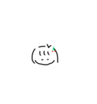 無表情でも感情はある子（個別スタンプ：22）