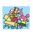 12月・1月・冬うさぎ（個別スタンプ：5）