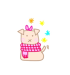わんたんちゃんの冬スタンプ（個別スタンプ：2）
