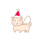 わんたんちゃんの冬スタンプ（個別スタンプ：3）