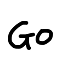 てがきの文字です（個別スタンプ：13）