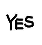 てがきの文字です（個別スタンプ：15）