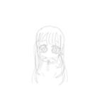 Two HairGirls   macaronStamp2（個別スタンプ：7）