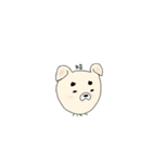 わりこむイヌ（個別スタンプ：3）