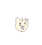 わりこむイヌ（個別スタンプ：4）