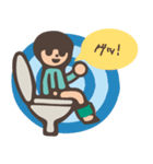 トイレ坊やの便座トーク（個別スタンプ：5）