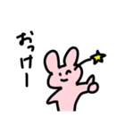 ラクガキイラストうさぎ（個別スタンプ：3）
