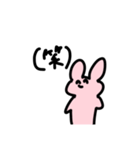 ラクガキイラストうさぎ（個別スタンプ：7）