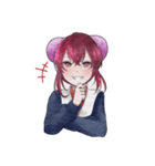 チャイナっ子の明果ちゃん（個別スタンプ：3）