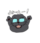 ぶー♂めがね黒猫④（個別スタンプ：9）