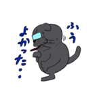 ぶー♂めがね黒猫④（個別スタンプ：21）