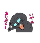 ぶー♂めがね黒猫④（個別スタンプ：25）