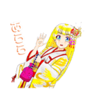 頑張る巫女お姉さん13（個別スタンプ：9）