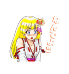 頑張る巫女お姉さん13（個別スタンプ：11）