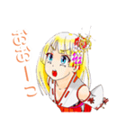 頑張る巫女お姉さん13（個別スタンプ：22）
