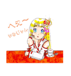 頑張る巫女お姉さん13（個別スタンプ：34）